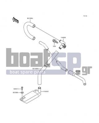 KAWASAKI - 550 SX 1994 - Body Parts - Bilge System