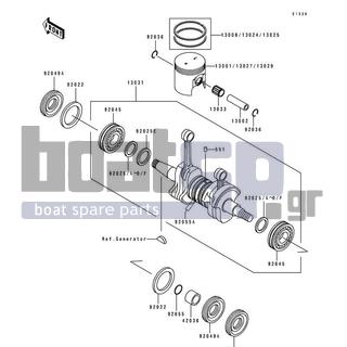 KAWASAKI - 550 SX 1994 - Engine/Transmission - Crankshaft/Piston(s)