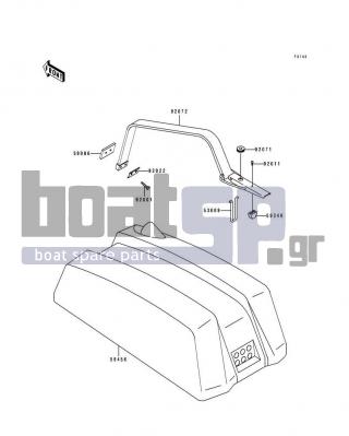 KAWASAKI - 550 SX 1994 - Engine/Transmission - Engine Hood