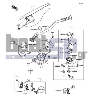 KAWASAKI - 750 SS 1994 - Body Parts - Handlebar