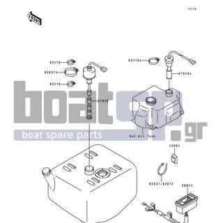 KAWASAKI - 750 SS 1994 - Electrical - Meters - 27010-3727 - SWITCH,FUEL LEVEL