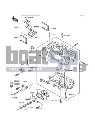 KAWASAKI - SC 1994 - Engine/Transmission - Crankcase - 92033-3708 - RING-SNAP