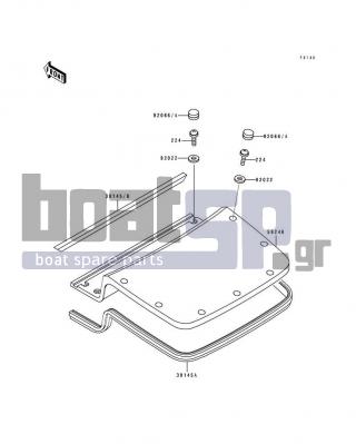 KAWASAKI - SC 1994 - Engine/Transmission - Engine Hood - 92022-553 - WASHER