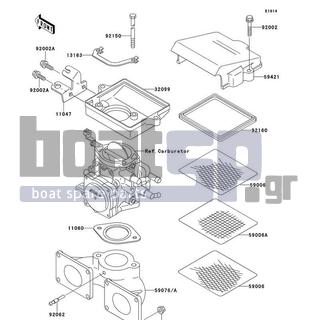 KAWASAKI - X2 1994 - Engine/Transmission - Flame Arrester