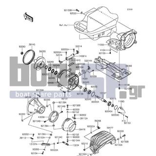 KAWASAKI - JET SKIΒ® ULTRAΒ® 310R 2016 - Frame - Jet Pump