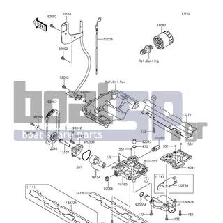 KAWASAKI - JET SKIΒ® ULTRAΒ® 310R 2016 - Engine/Transmission - Oil Pump