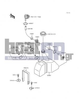 KAWASAKI - SC 1993 - Body Parts - Oil Tank