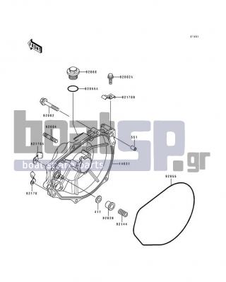 KAWASAKI - SUPER SPORT XI 1993 - Engine/Transmission - Engine Cover(s) - 92066-3739 - PLUG