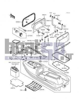 KAWASAKI - TS 1993 - Frame - Hull