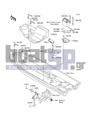 KAWASAKI - 800 SX-R 2011 - Πλαίσιο - Hull Fittings