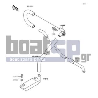 KAWASAKI - 550 SX 1992 - Body Parts - Bilge System