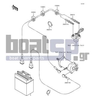 KAWASAKI - SC 1992 - Electrical - Electrical Equipment - 92072-030 - BAND,L=123