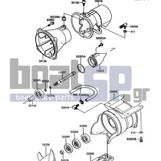 KAWASAKI - JET MATE 1991 - Frame - Jet Pump