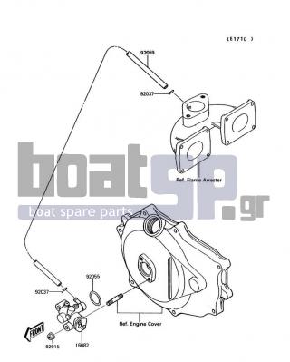 KAWASAKI - JET MATE 1991 - Engine/Transmission - Oil Pump