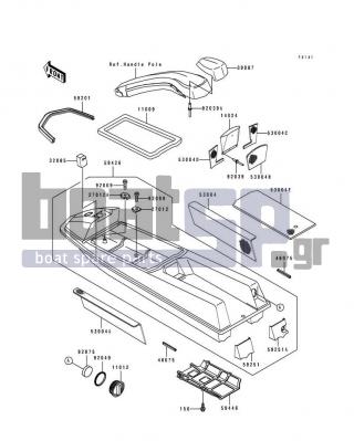 KAWASAKI - JS440 1991 - Frame - Hull