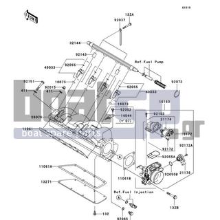 KAWASAKI - STX-15F 2010 - Engine/Transmission - Throttle