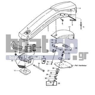 KAWASAKI - JS440 1990 - Body Parts - Handle Pole/Switchs - 16031-506 - FLOAT