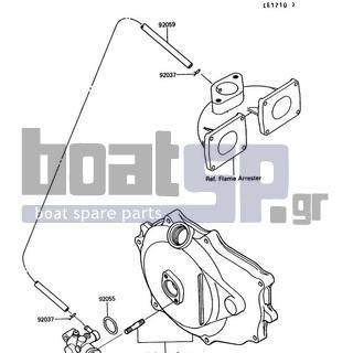 KAWASAKI - JET MATE 1989 - Engine/Transmission - Oil Pump