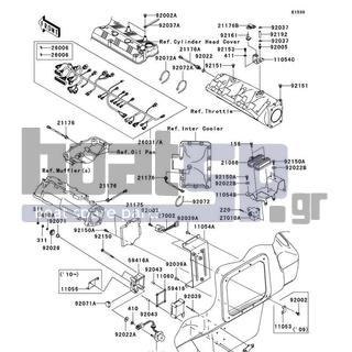 KAWASAKI - ULTRA 260X 2010 - Engine/Transmission - Fuel Injection