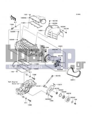 KAWASAKI - ULTRA 260X 2010 - Engine/Transmission - Super Charger(US-KAW10999  09-) - 13107-3791 - SHAFT