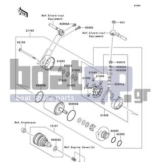 KAWASAKI - ULTRA LX 2010 - Electrical - Starter Motor