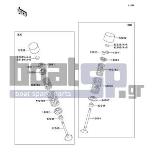 KAWASAKI - ULTRA LX 2010 - Engine/Transmission - Valve(s)