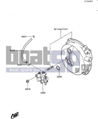 KAWASAKI - JS300 1986 - Engine/Transmission - OIL PUMP