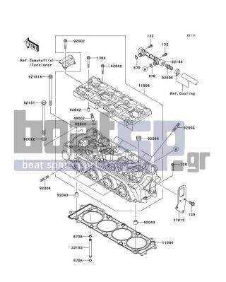 KAWASAKI - STX 2009 - Engine/Transmission - Cylinder Head