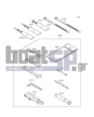 KAWASAKI - JET SKIΒ® ULTRAΒ® 310X 2016 -  - Owner's Tools - 56007-3720 - TOOL-KIT