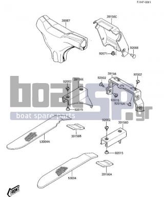 KAWASAKI - X2 1986 - Body Parts - PADS