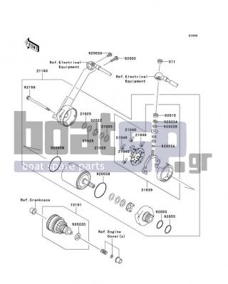 KAWASAKI - STX 2009 - Electrical - Starter Motor