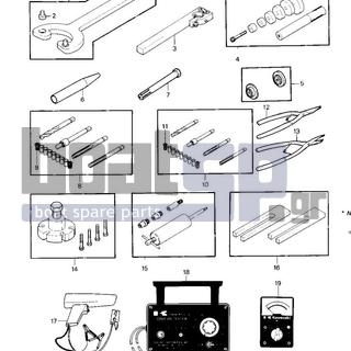 KAWASAKI - JS550 1984 -  - SPECIAL SERVICE TOOLS - 57001-115 - PLIERS-PISTON RING