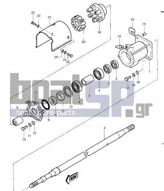 KAWASAKI - JS550 1982 - Engine/Transmission - DRIVE SHAFT