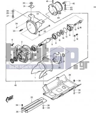 KAWASAKI - JS550 1982 - Frame - JET PUMP