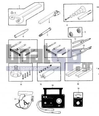 KAWASAKI - JS550 1982 -  - SPECIAL SERVICE TOOLS