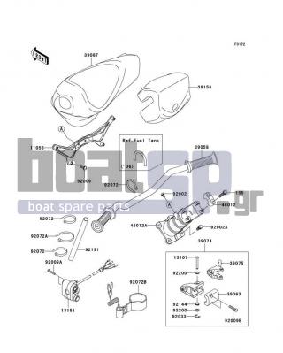 KAWASAKI - STX-12F 2006 - Εξωτερικά Μέρη - Handlebar