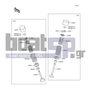 KAWASAKI - JET SKIΒ® ULTRAΒ® LX 2016 - Engine/Transmission - Valve(s) - 92025-1879 - SHIM,T=2.45