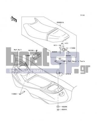 KAWASAKI - 1200 STX-R 2005 - Body Parts - Seat