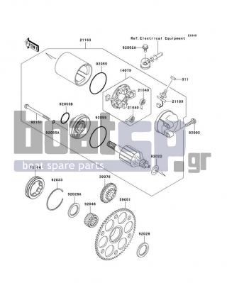 KAWASAKI - 1200 STX-R 2005 - Electrical - Starter Motor