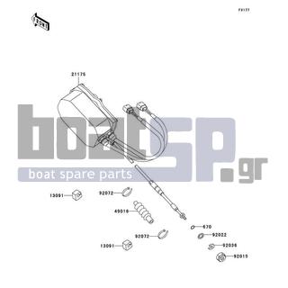 KAWASAKI - ULTRA 150 2005 - Electrical - Control - 13091-3712 - HOLDER