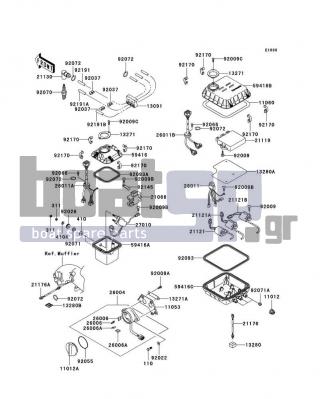 KAWASAKI - ULTRA 150 2005 - Frame - Ignition System - 92022-567 - WASHER