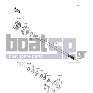 KAWASAKI - JET SKIΒ® ULTRAΒ® 310LX 2015 - Engine/Transmission - Drive Shaft - 92050-503 - SEAL-OIL,SC20367