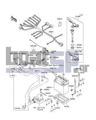 KAWASAKI - 900 STX 2004 - Electrical - Electrical Equipment