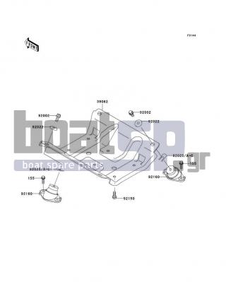 KAWASAKI - 900 STX 2004 - Engine/Transmission - Engine Mount