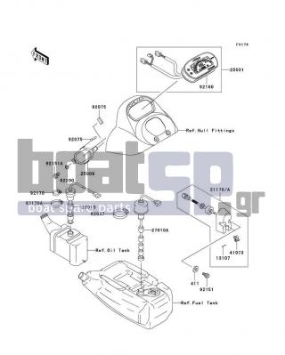 KAWASAKI - 900 STX 2004 - Electrical - Meters