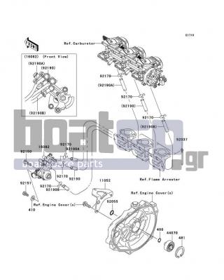 KAWASAKI - 900 STX 2004 - Engine/Transmission - Oil Pump