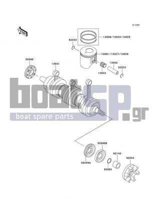 KAWASAKI - ULTRA 130 2004 - Engine/Transmission - Crankshaft/Piston(s)