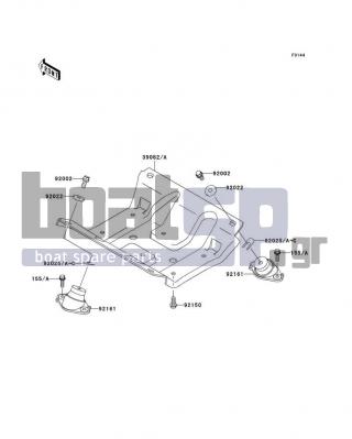 KAWASAKI - ULTRA 130 2004 - Engine/Transmission - Engine Mount