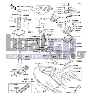 KAWASAKI - ULTRA 130 2004 - Frame - Hull Fittings