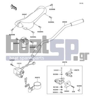 KAWASAKI - ULTRA 150 2004 - Body Parts - Handlebar